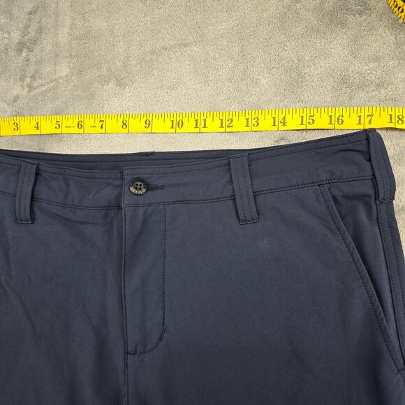 American Giant Pants Men's Blue Brigade Military Spec Stretch Chino Size 34 x26 - Picture 9 of 13